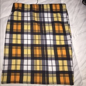 Pretty Little Thing Plaid Skirt